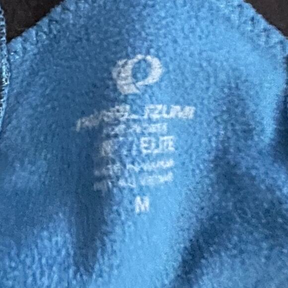 Pearl Izumi Blue Softshell Run Full Zip Athletic Jacket Pockets Size M - Picture 5 of 7